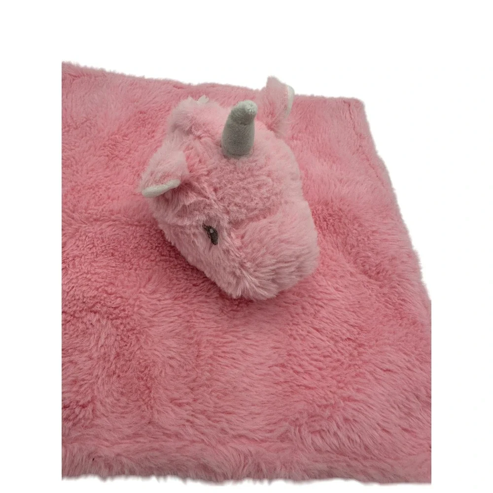 Pink‎ Unicorn Lovey Plush Baby Security Blanket Parents Choice Brand